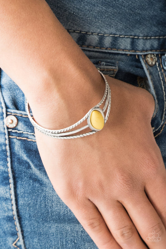 Western Wanderer - yellow - Paparazzi bracelet