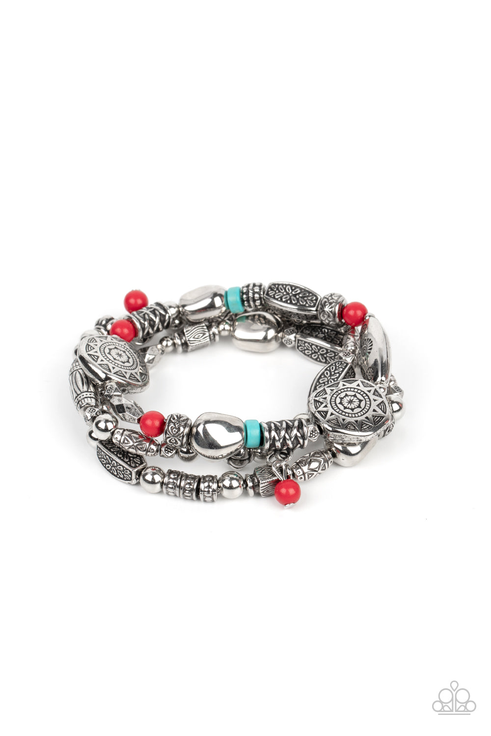 Western Quest - red - Paparazzi bracelet