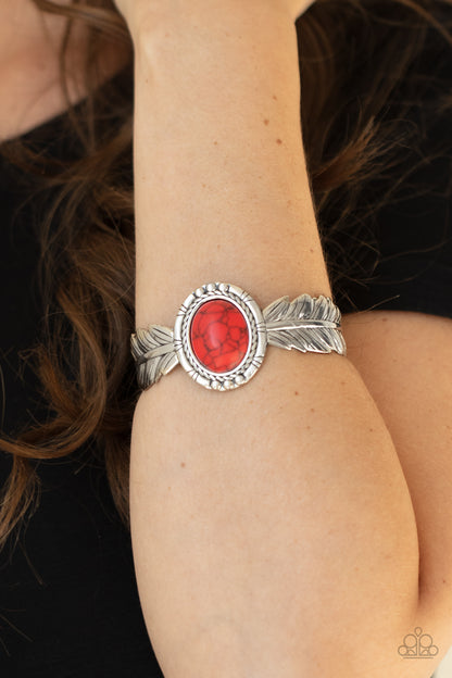 Western Wings - red - Paparazzi bracelet