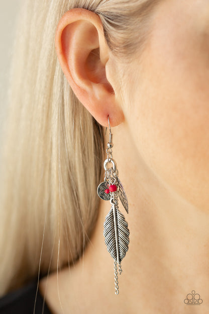 Western Whimsicality - pink - Paparazzi earrings