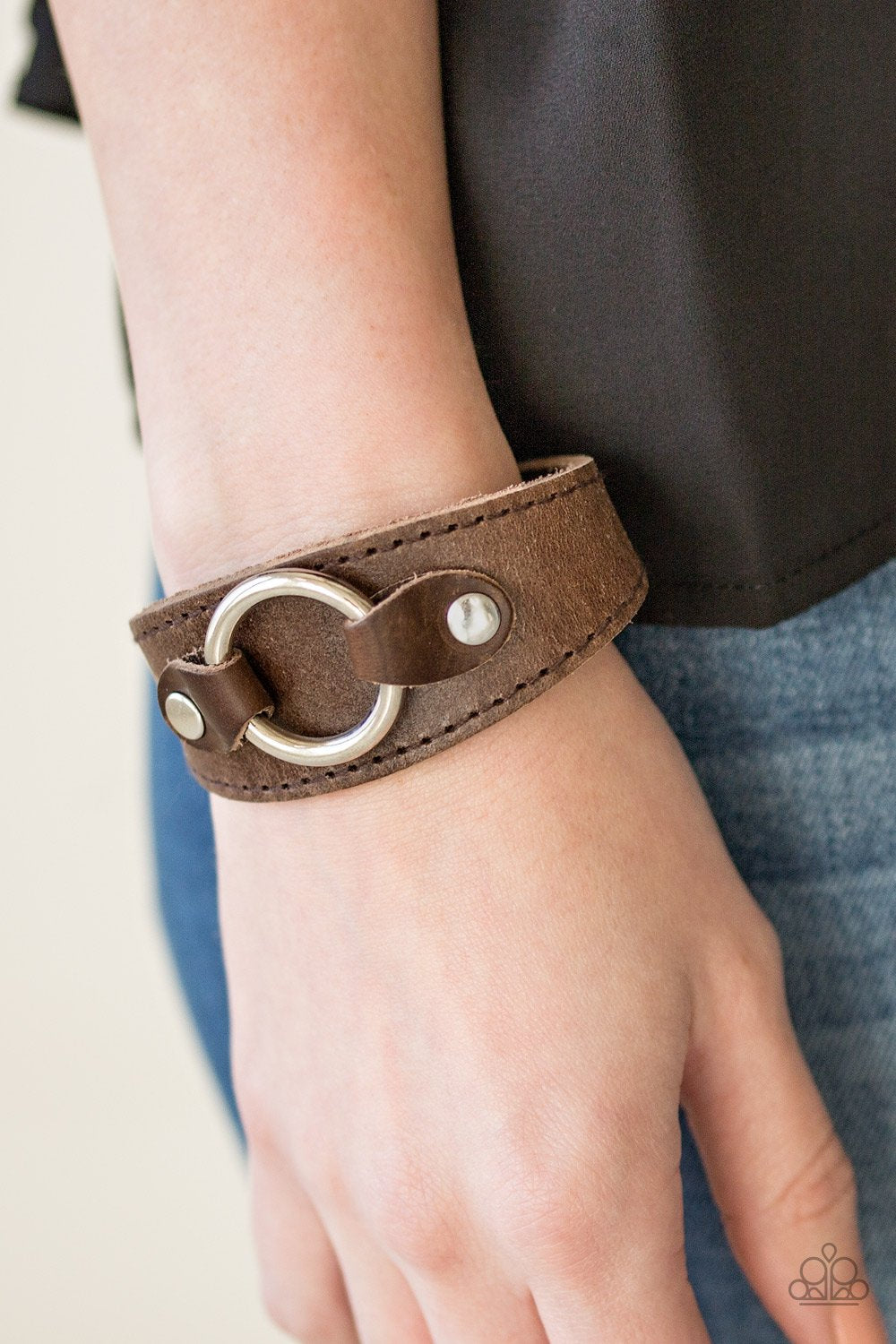 Western Wrangler - brown - Paparazzi bracelet