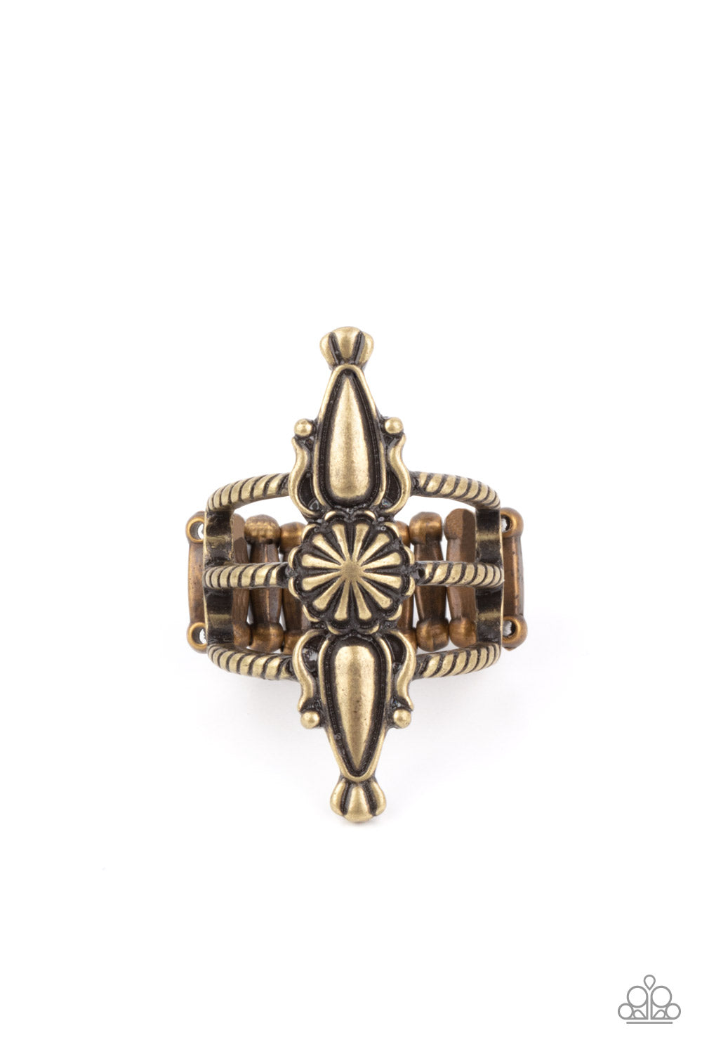 Westward Expansion - brass - Paparazzi ring