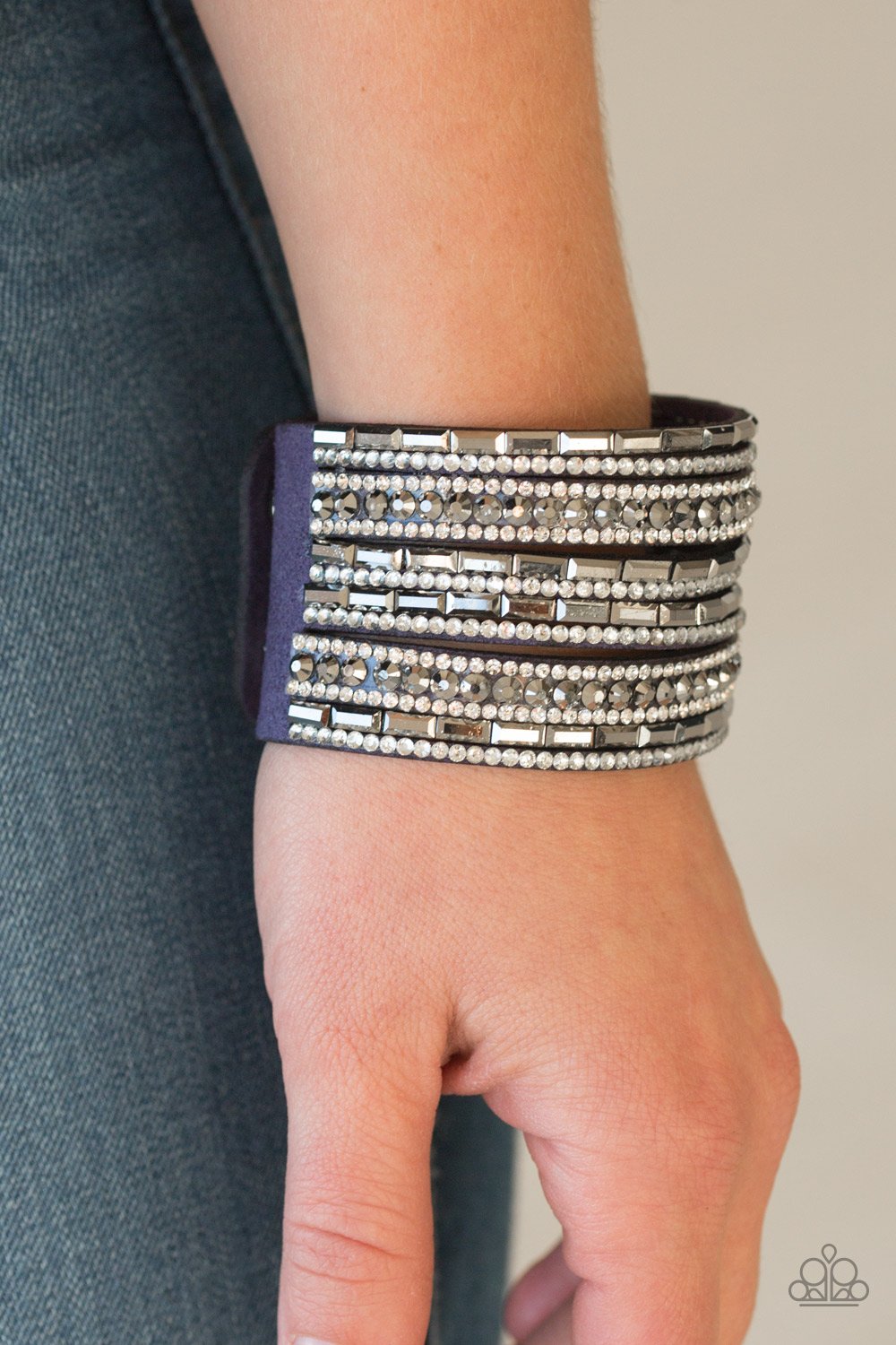 Wham Bam Glam - blue - Paparazzi bracelet