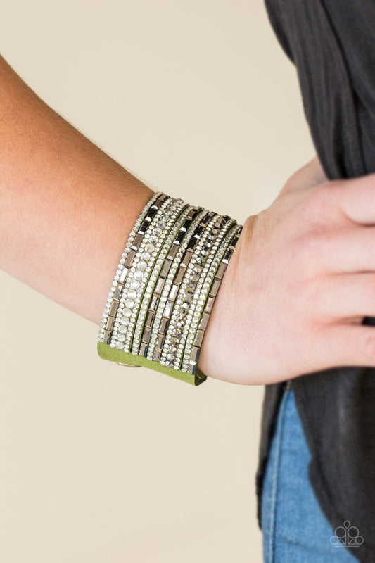 Wham Bam Glam - green - Paparazzi bracelet