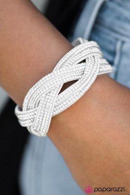 What a Hit - White - Paparazzi bracelet