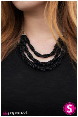 What a BEAD-iful World - Black - Paparazzi necklace