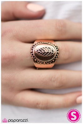 What a Re-LEAF - Copper - Paparazzi ring