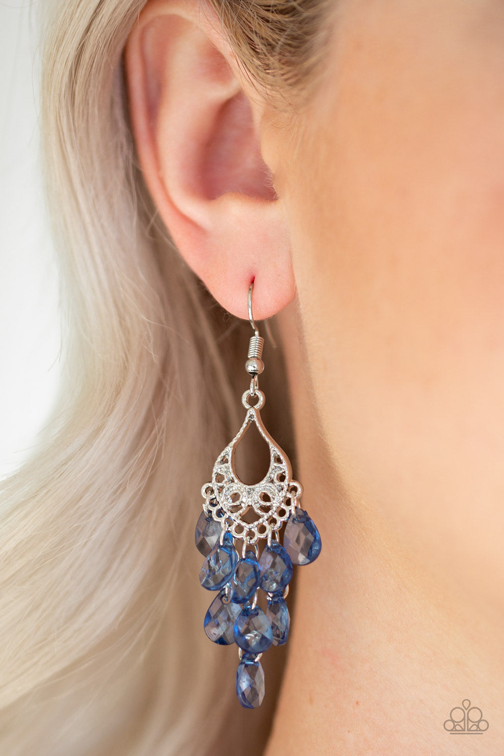 What Happens in Maui - blue - Paparazzi earrings