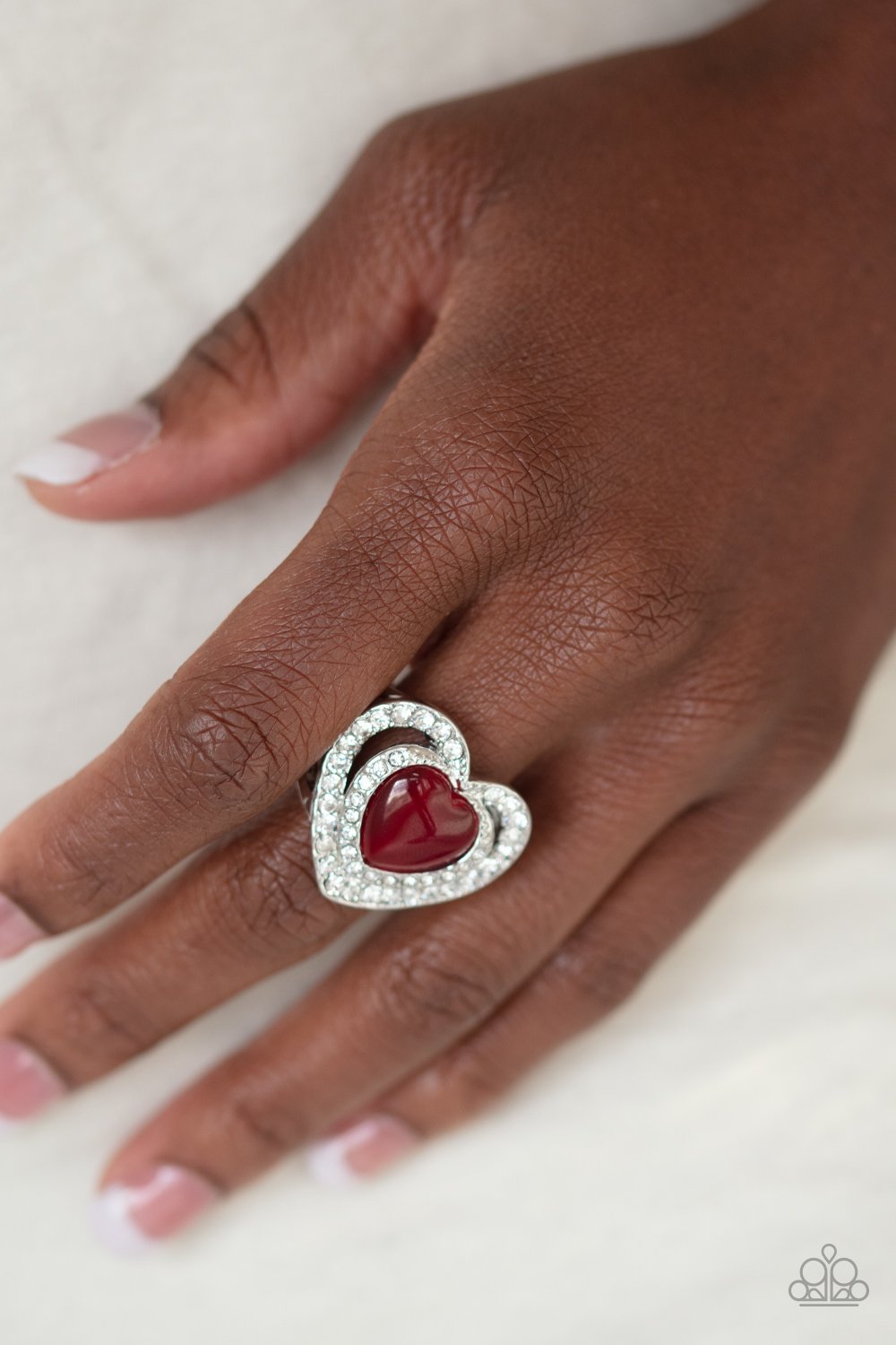 What the Heart Wants-red-Paparazzi ring