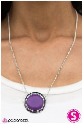 What's Poppin - purple - Paparazzi necklace