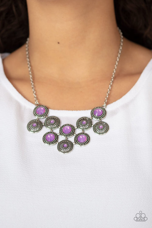 Whats Your Star Sign-purple-Paparazzi necklace