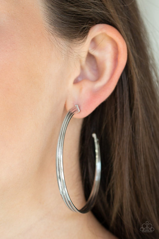 Wheelhouse-silver-Paparazzi earrings