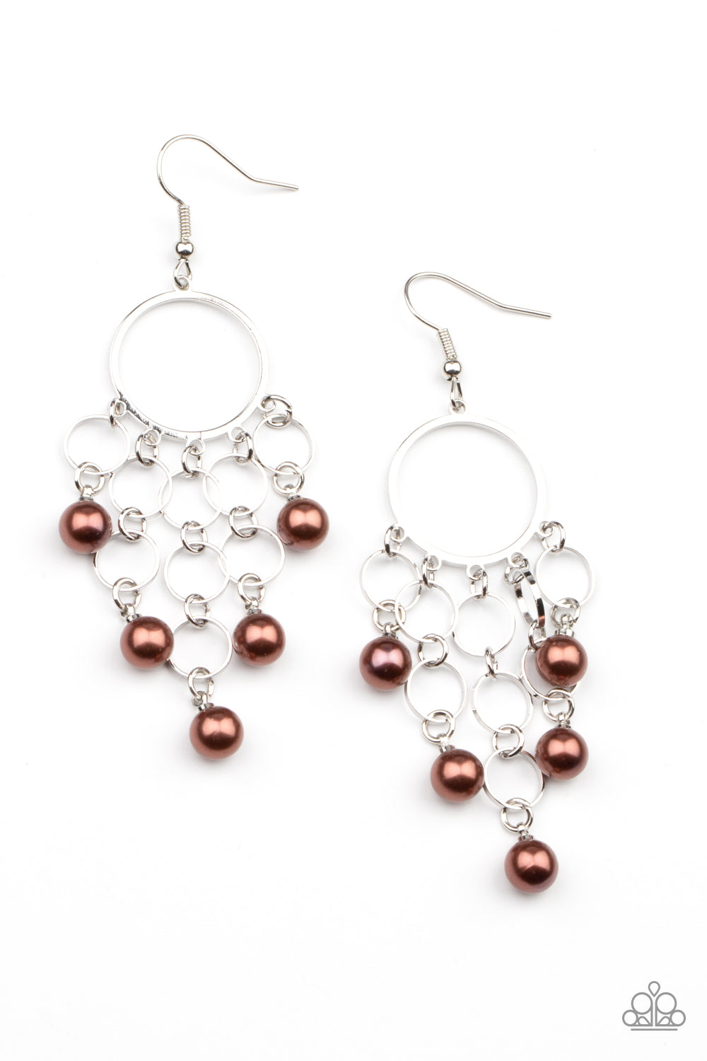 When Life Gives You Pearls - brown - Paparazzi earrings