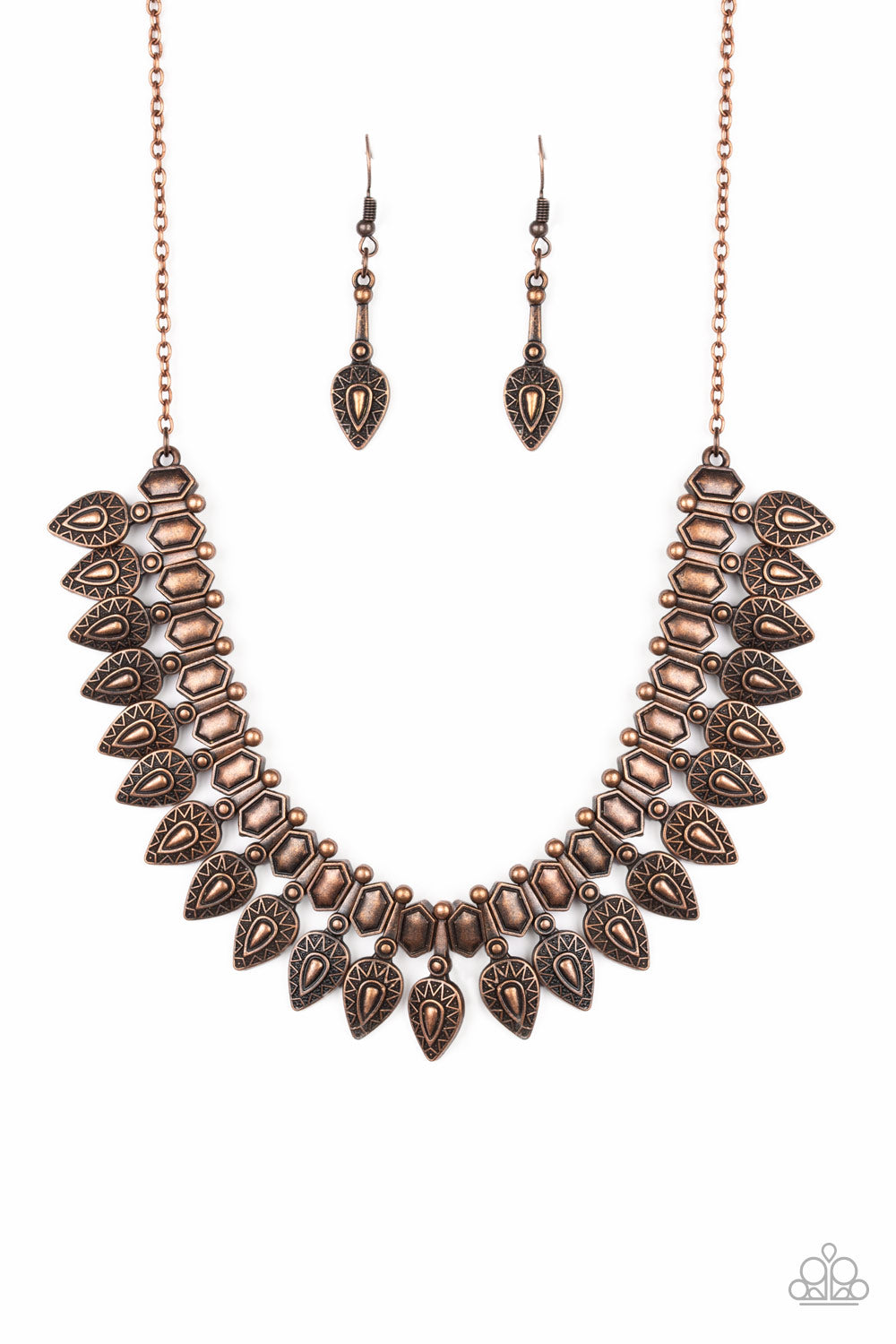 When the Hunter Becomes the Hunter - copper - Paparazzi necklace