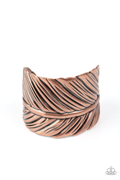Where There's A QUILL There's A Way - copper - Paparazzi bracelet