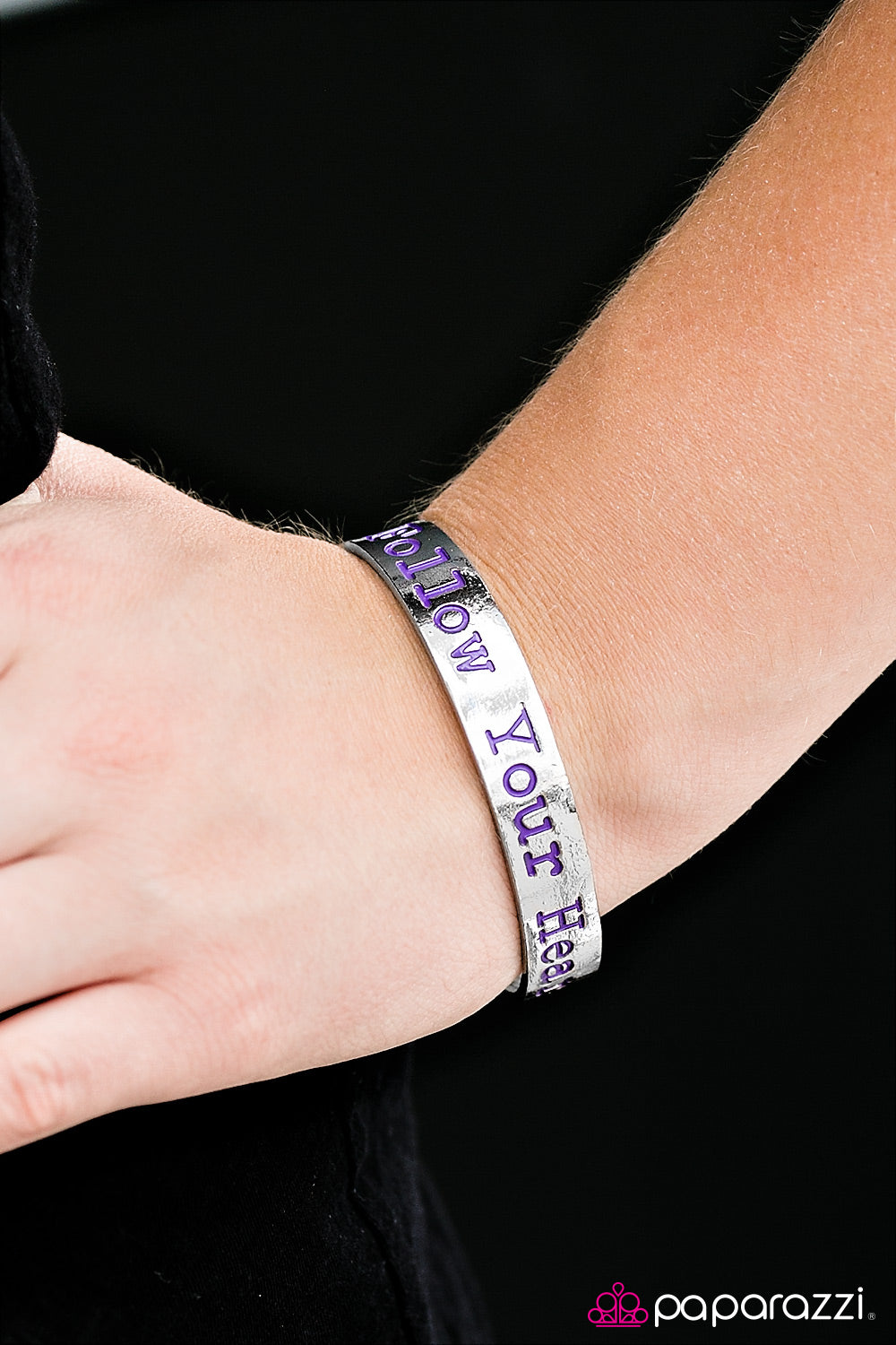 Wherever Your Heart Takes You - Purple - Paparazzi bracelet