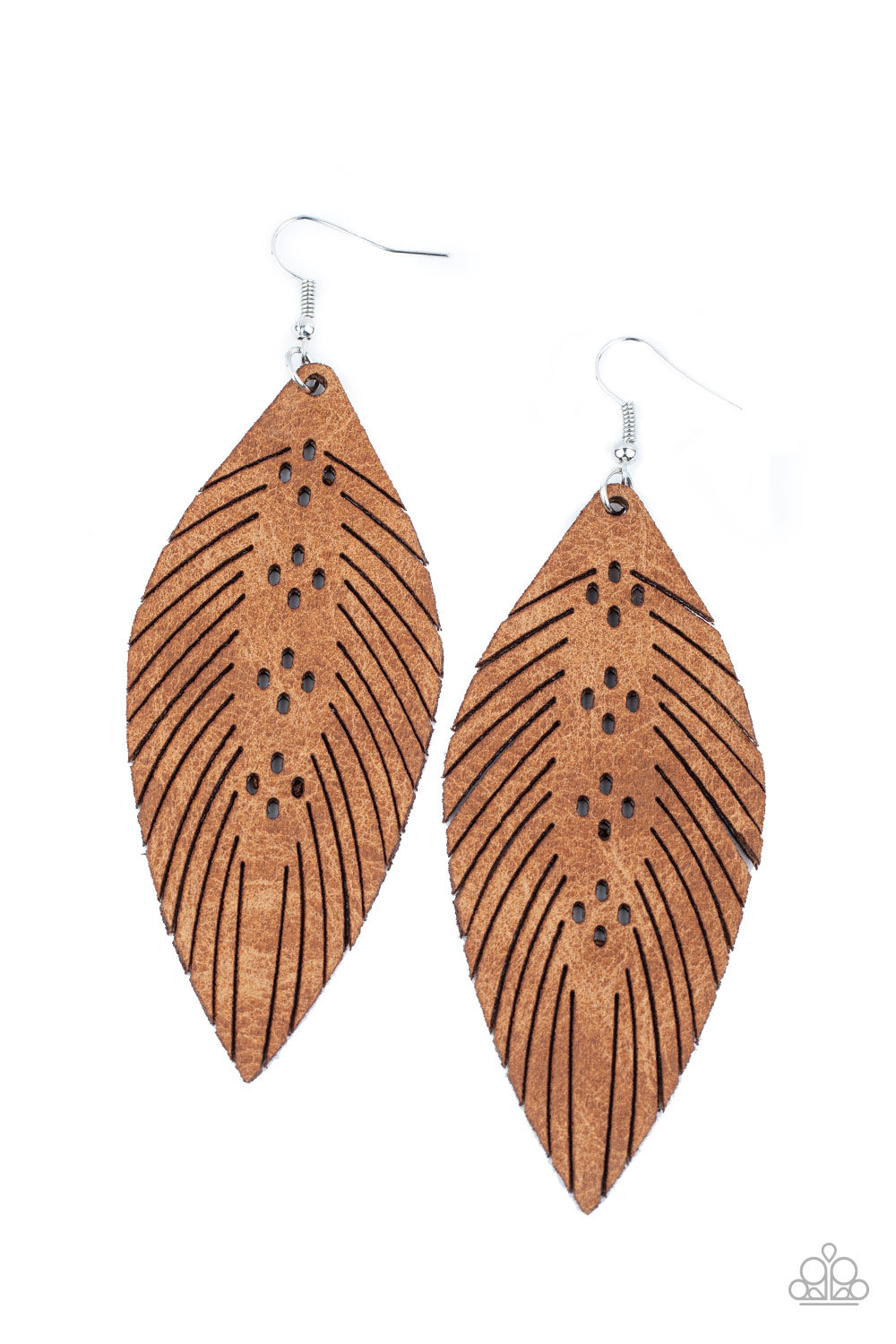 Wherever the Wind Take Me - brown - Paparazzi earrings