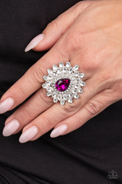 Who's Counting - pink - Paparazzi ring