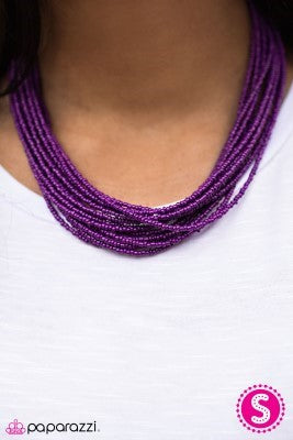 Wide Open Spaces - purple - Paparazzi necklace