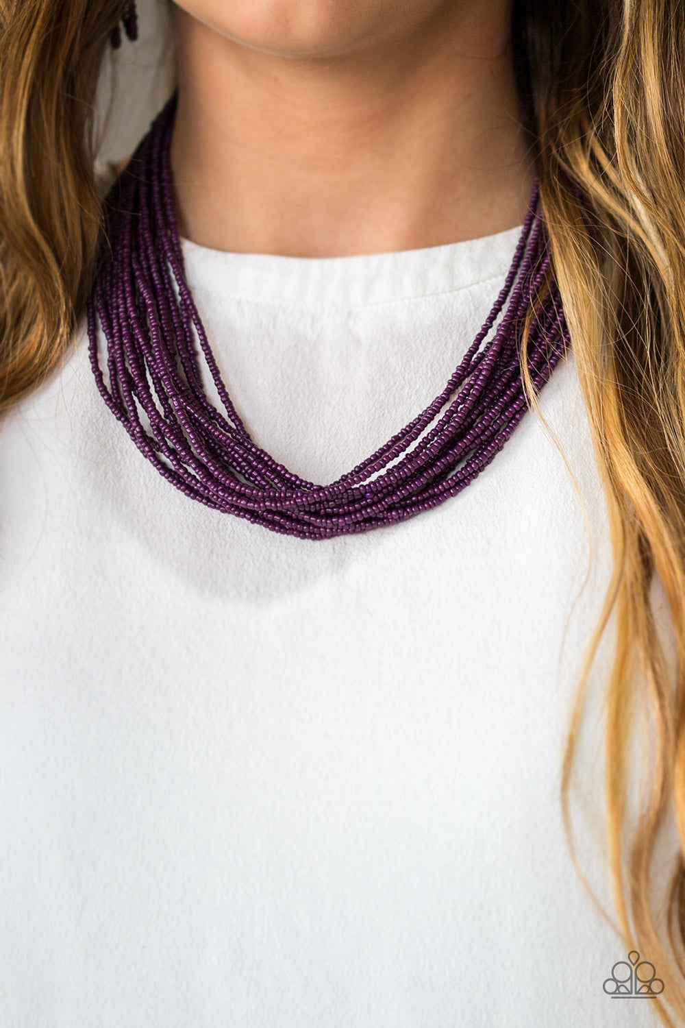 Wide Open Spaces - purple - Paparazzi necklace