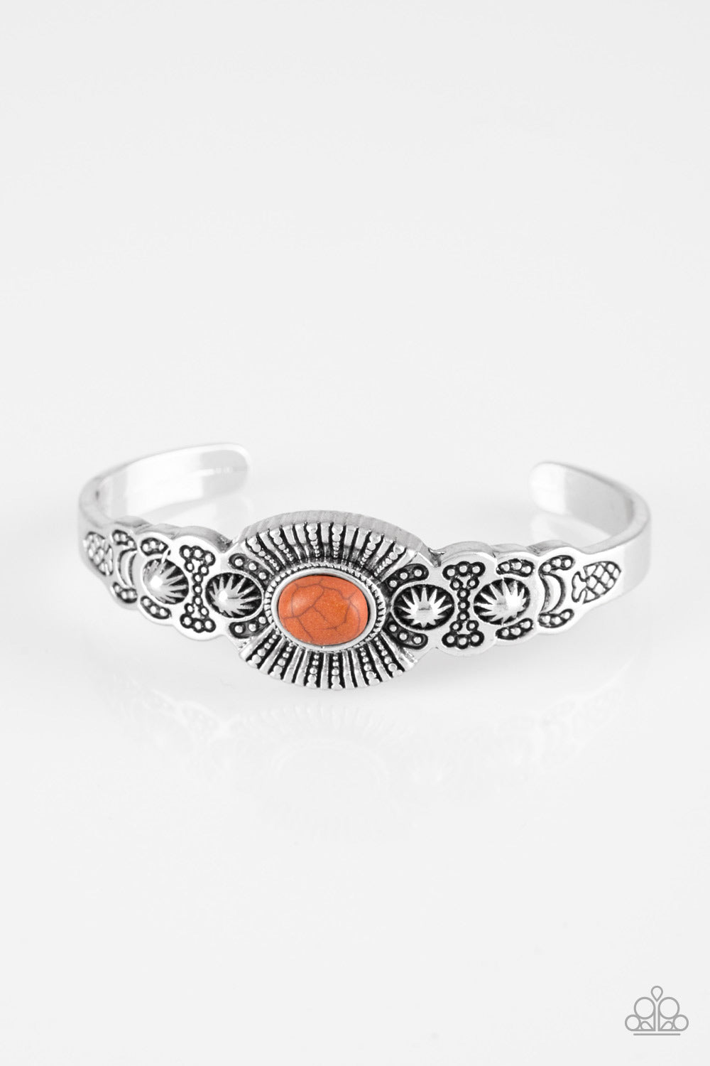 Wide Open Mesas - orange - Paparazzi bracelet