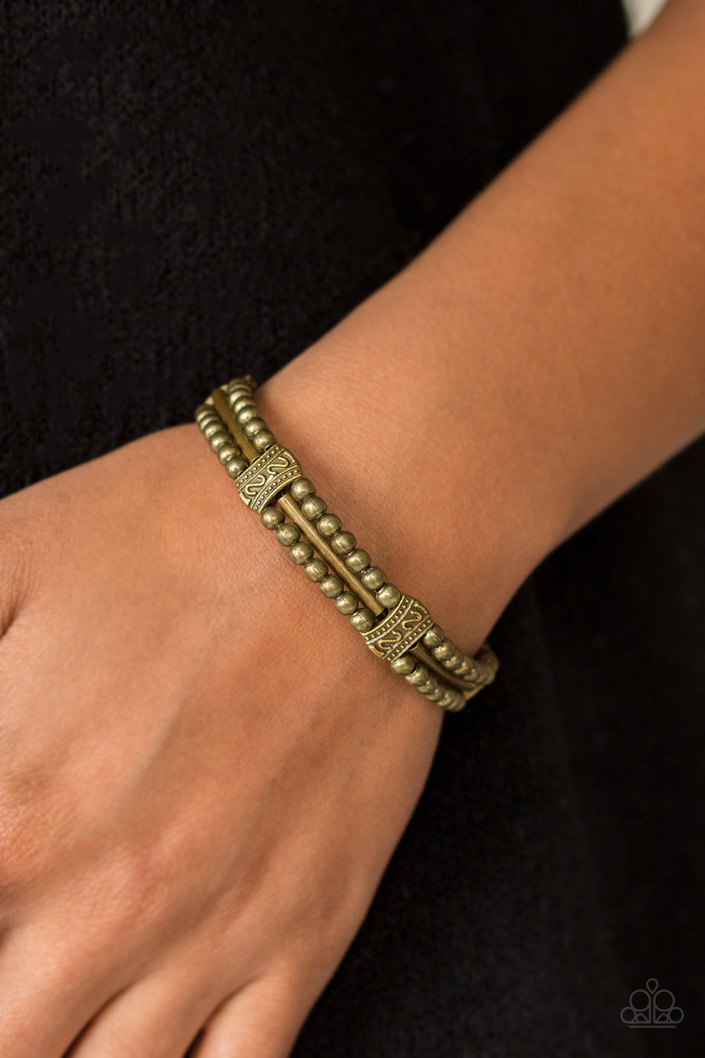 Wild Shine - brass - Paparazzi bracelet