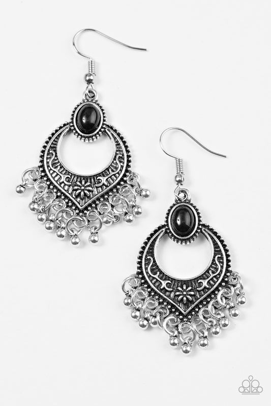 Wild Wanderings - Black - Paparazzi earrings