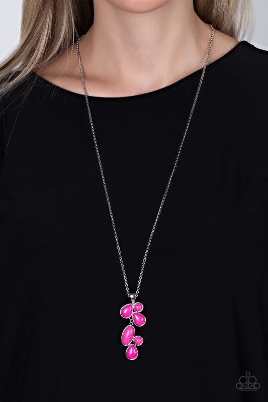 Wild Bunch Flair - pink - Paparazzi necklace