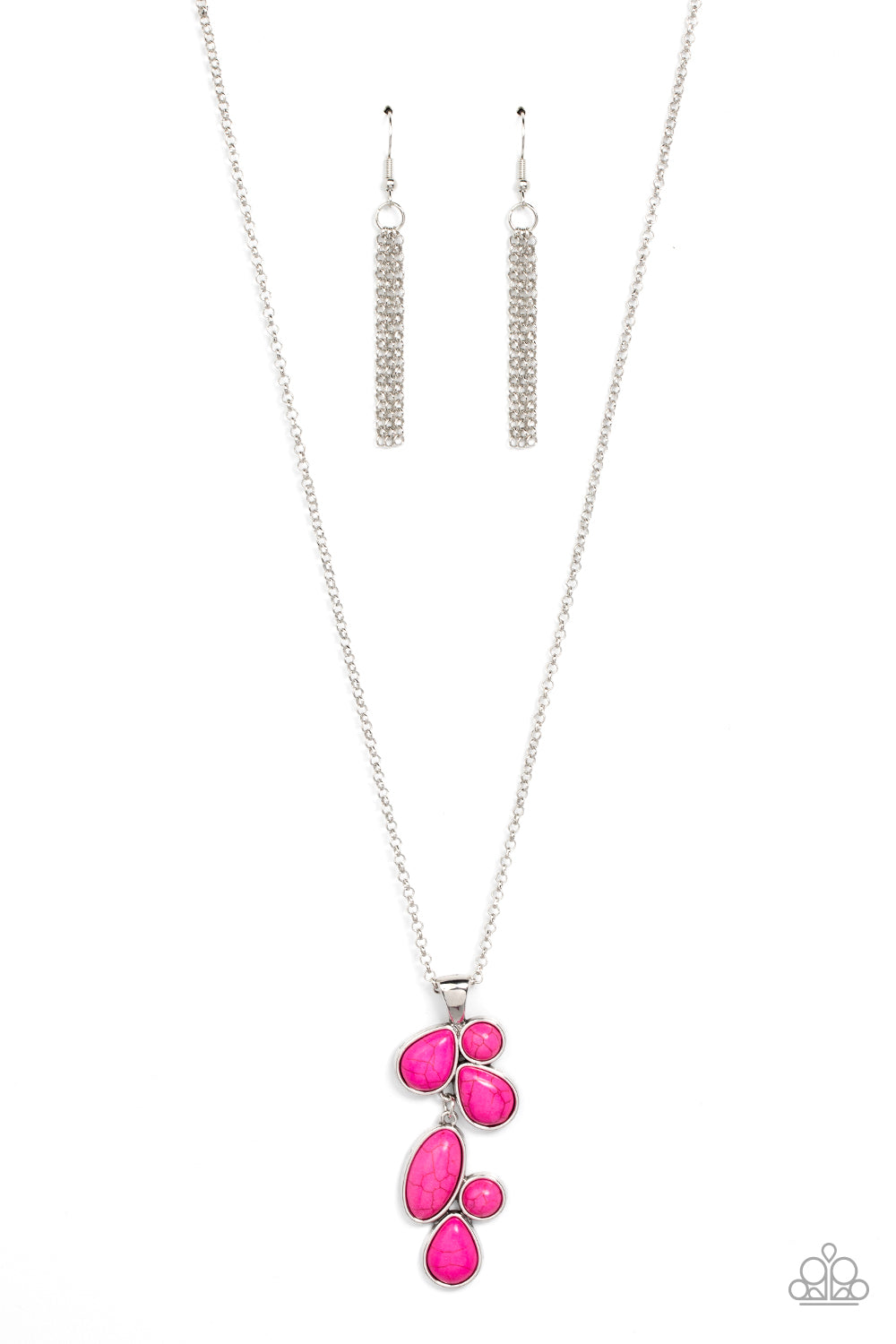 Wild Bunch Flair - pink - Paparazzi necklace