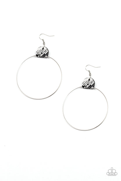 Wild Soul - white - Paparazzi earrings