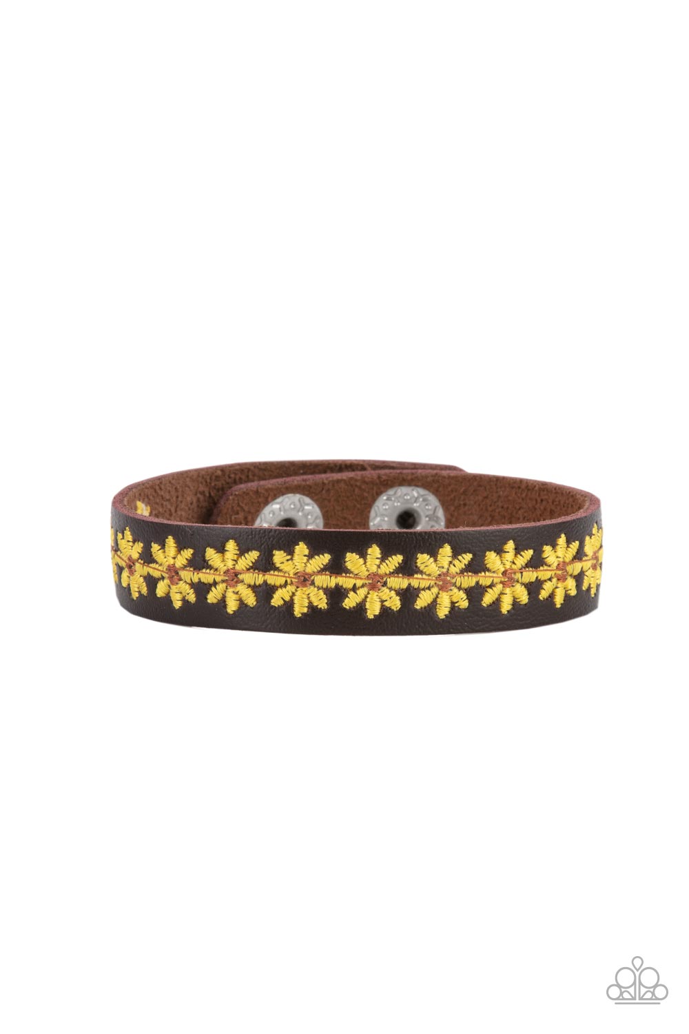 Wildflower Wayfarer - yellow - Paparazzi bracelet