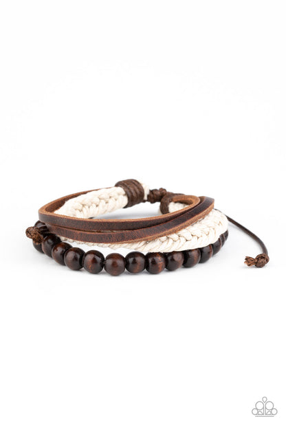 Wildly Wrangler - brown - Paparazzi bracelet