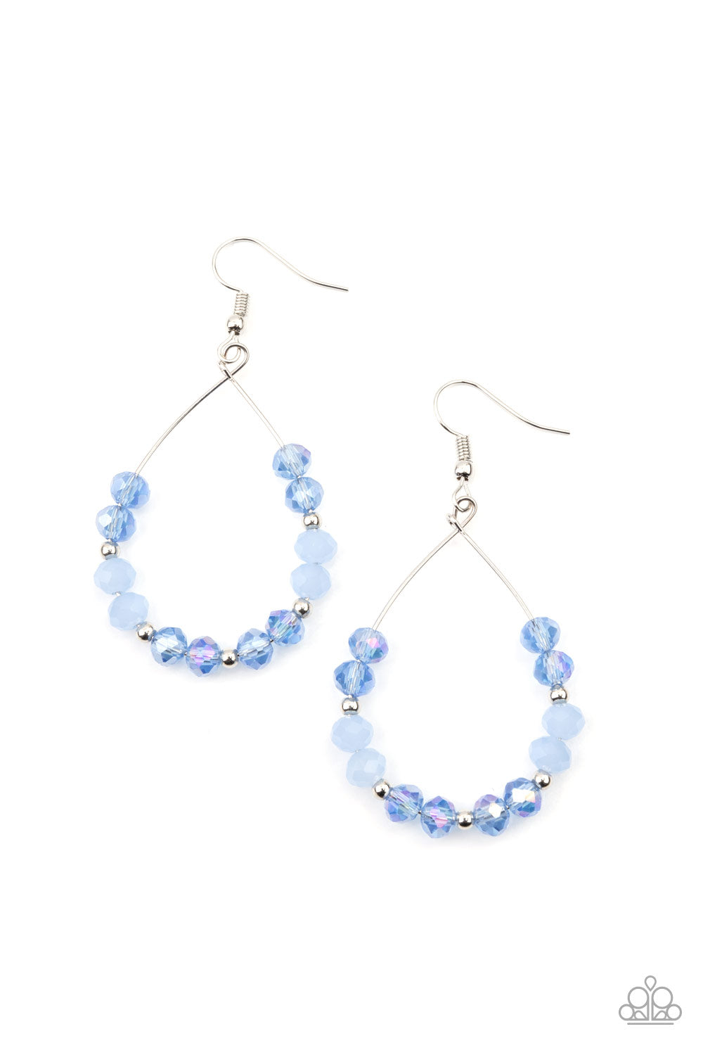 Wink Wink - blue - Paparazzi earrings