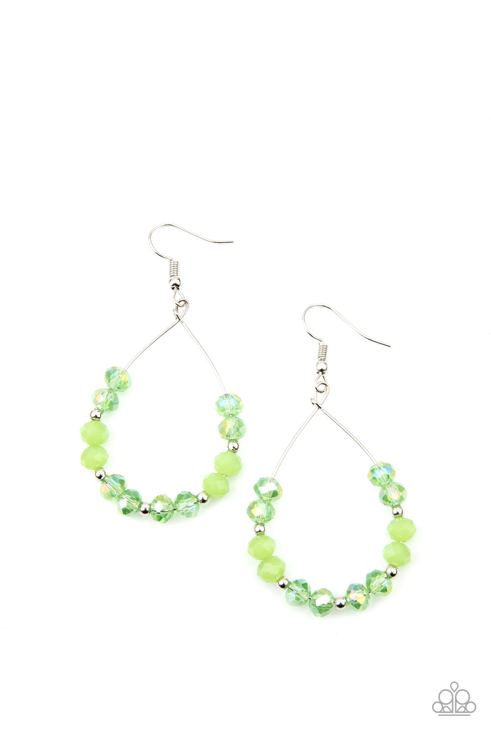Wink Wink - green - Paparazzi earrings
