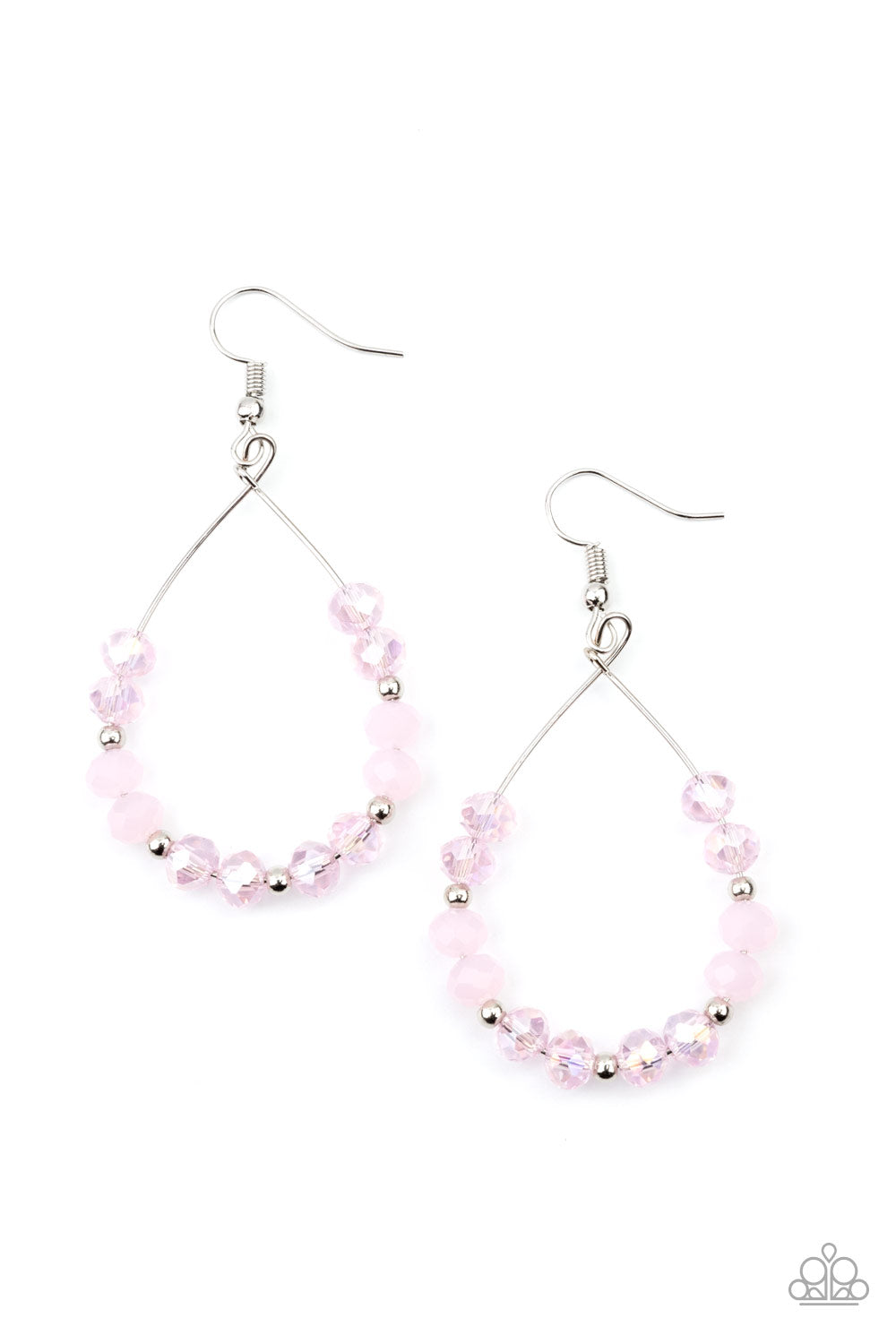 Wink Wink - pink - Paparazzi earrings