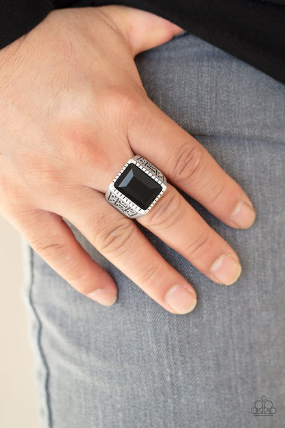 Winning Attitude - black - Paparazzi ring