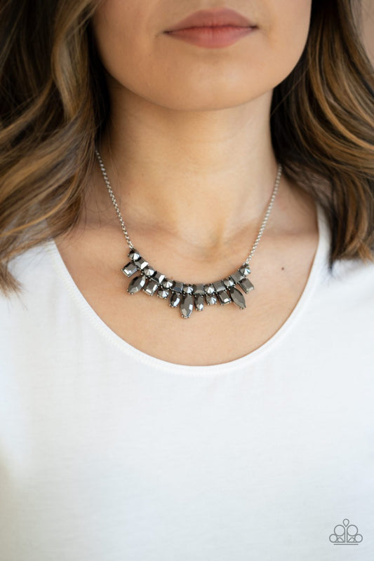 Wish Upon a ROCK STAR-silver-Paparazzi necklace