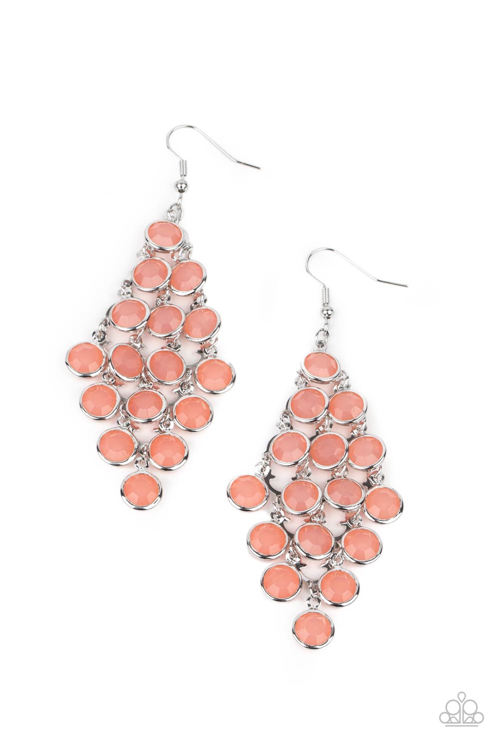 With All DEW Respect - orange - Paparazzi earrings