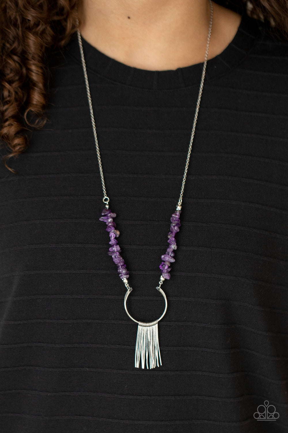 With Your ART and Soul - purple - Paparazzi necklace