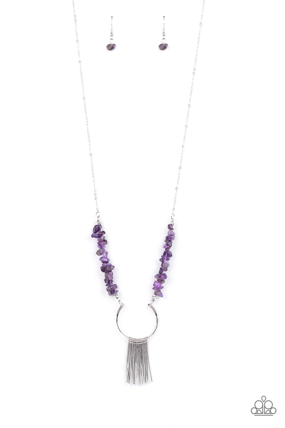 With Your ART and Soul - purple - Paparazzi necklace