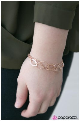 Without A Trace - Rose Gold - Paparazzi bracelet