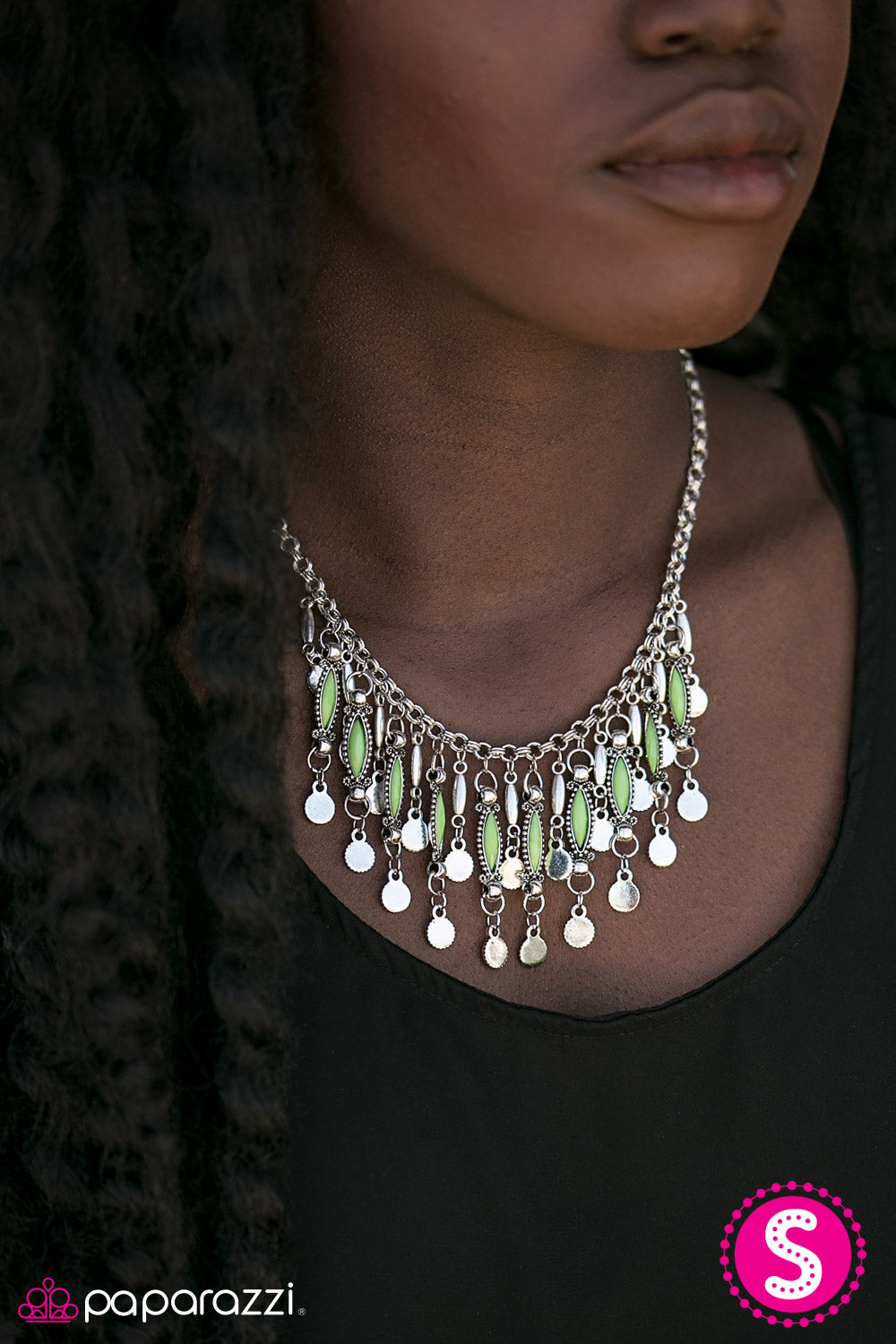 Wonderfully Wild - Green - Paparazzi necklace