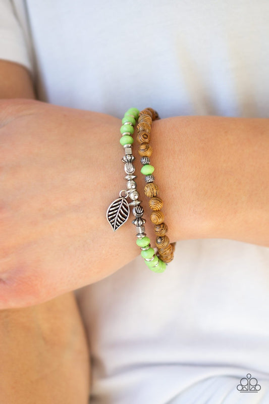 Wonderfully Woodland - green - Paparazzi bracelet