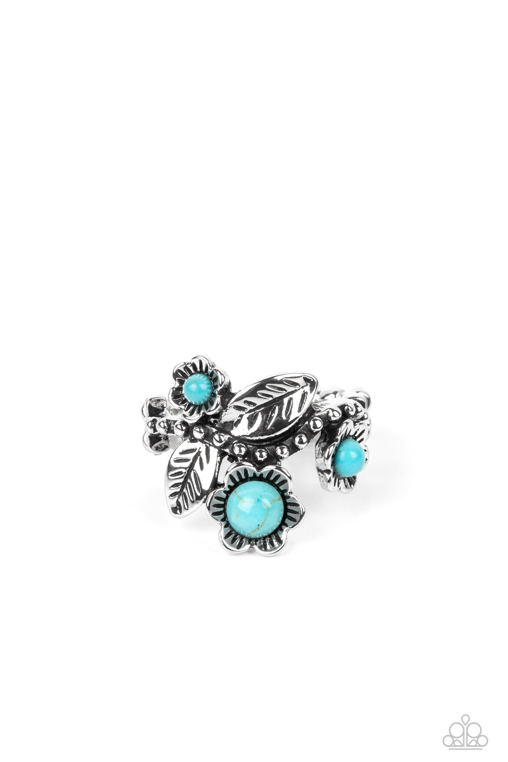 Wonderland Wildflower - blue - Paparazzi ring