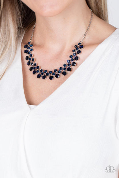 Won The Lottery - blue - Paparazzi necklace