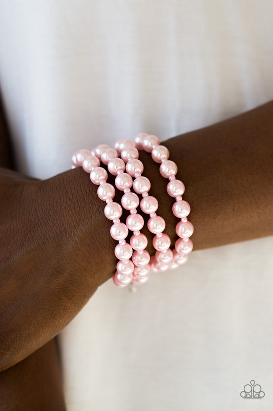 Work the Ballroom - pink - Paparazzi bracelet