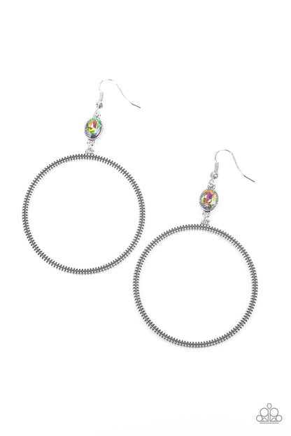 Work That ​Circuit - multi - Paparazzi earrings