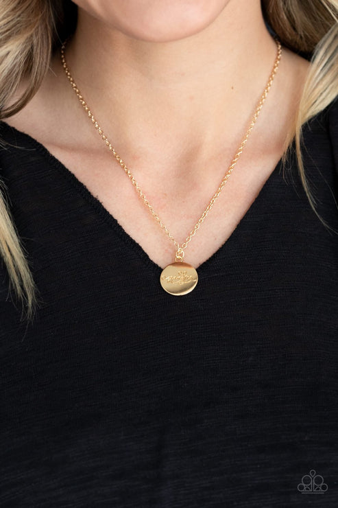 Worlds Best Grandma - gold - Paparazzi necklace – JewelryBlingThing