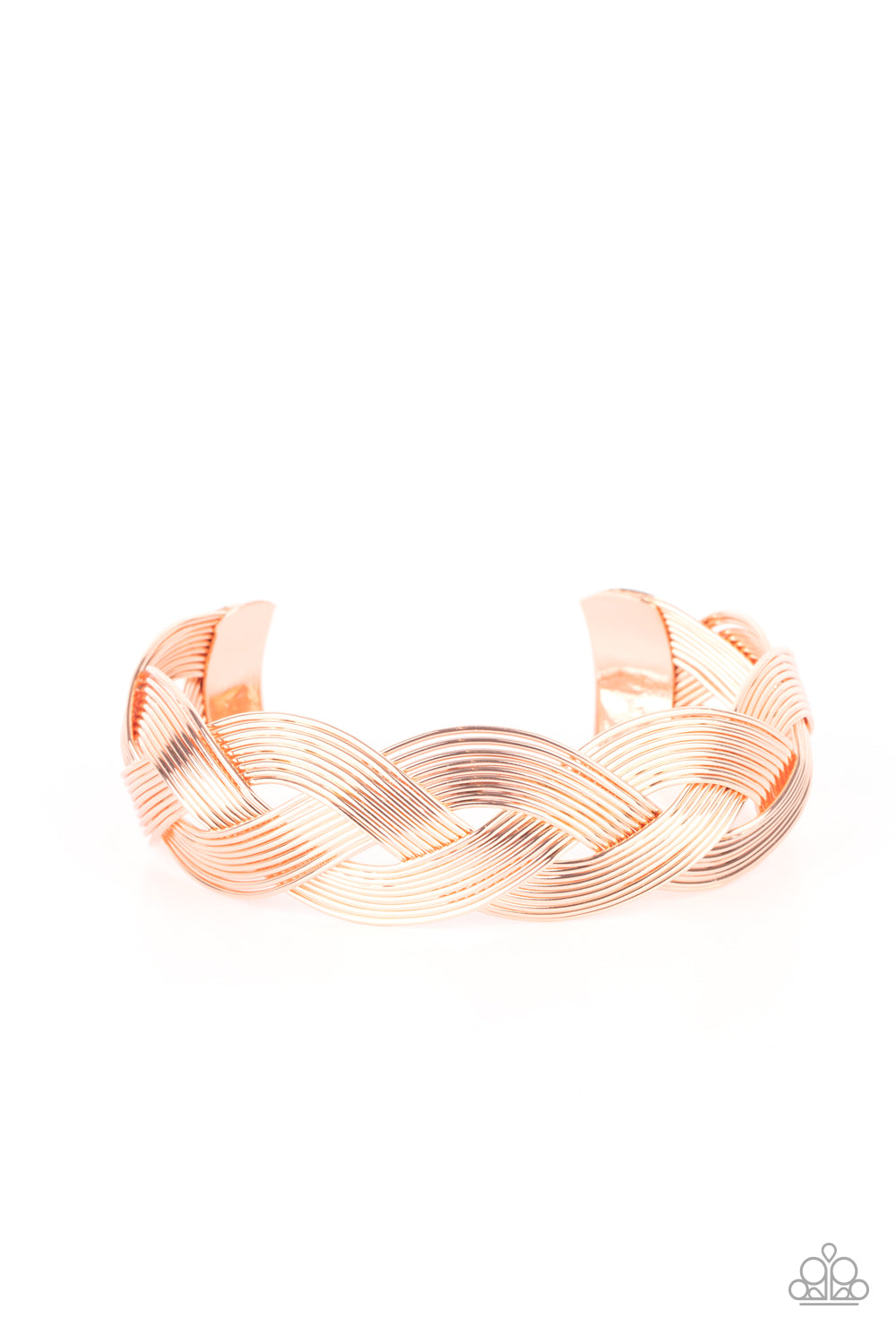 Woven Wonder - copper - Paparazzi bracelet
