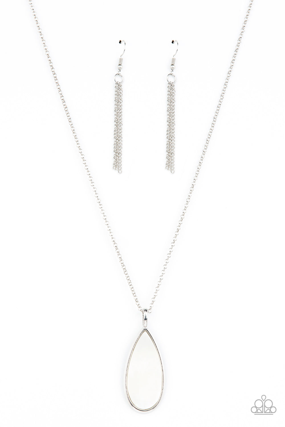 Yacht Ready - white - Paparazzi necklace – JewelryBlingThing